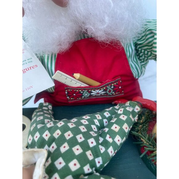 VTG Santa Workshop Holiday Creations Christmas Musical Lighted Santa Claus 16" - Picture 7 of 16